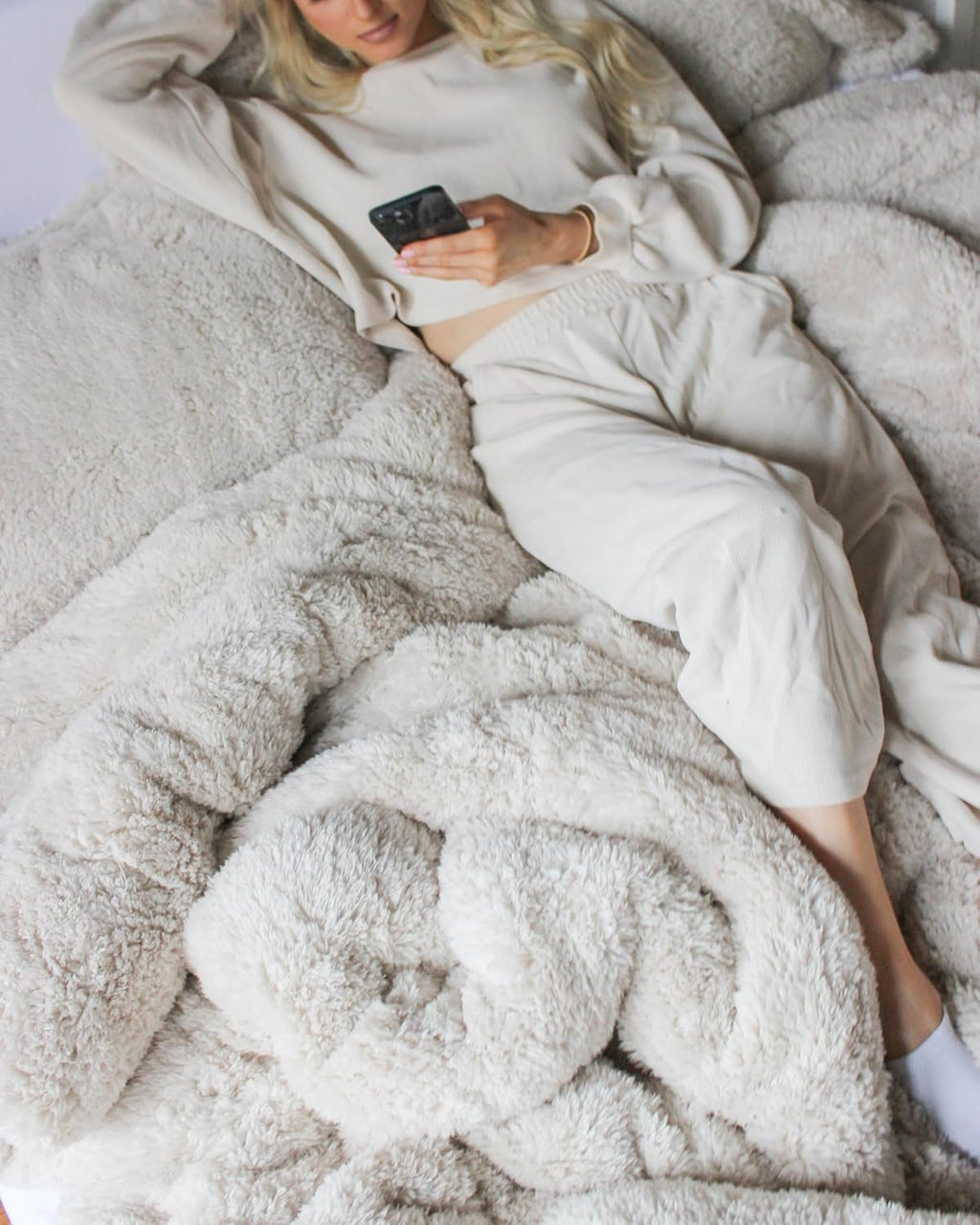 Byourbed Coma Inducer® Oversized Full Comforter - The Original Plush - White Sand