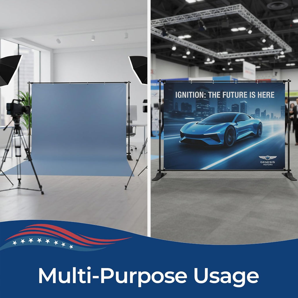Custom Backdrop Step and Repeat By DC – Personalized Event Backdrop with Logo Print | Red Carpet, Photography Backdrop, Party Banner | Made in USA | Multiple Sizes.