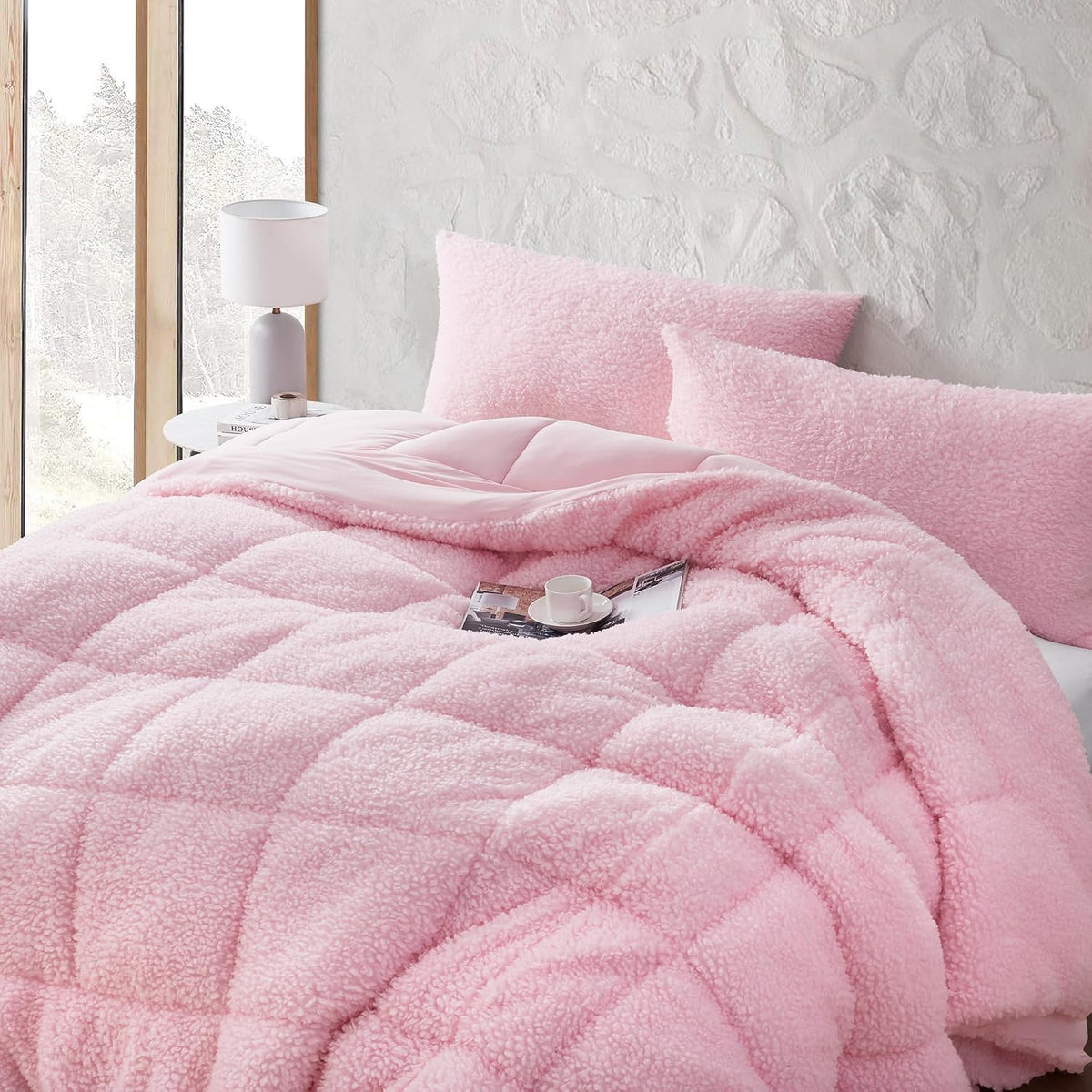 Byourbed Cotton Candy - Coma Inducer® Oversized King Comforter - Bubblegum Pink