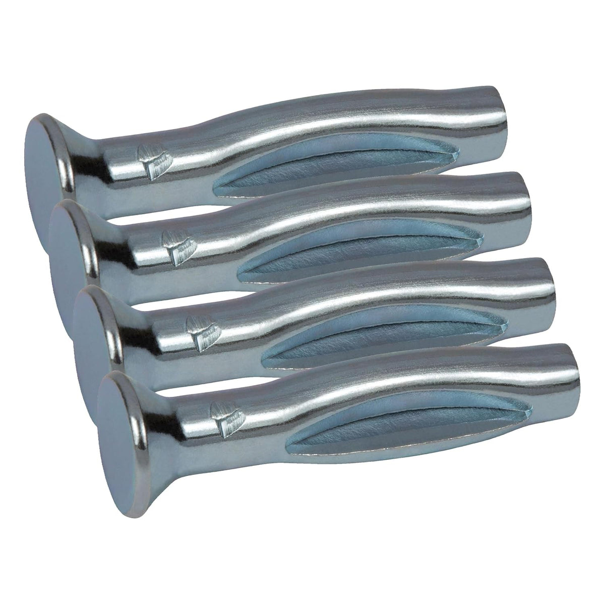 CONFAST 1/4' x 3' Split Drive Flat Zinc Plated (100 per Box) (Pack of 4)