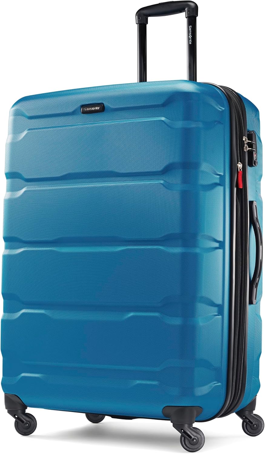 Samsonite Omni PC Hardside Expandable Luggage with Spinner Wheels, Adriatic Blue, 2-Piece Set (20/28)