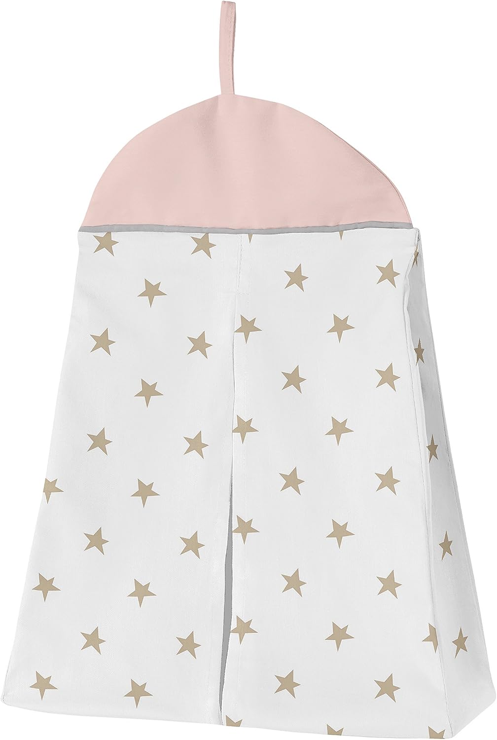 Sweet Jojo Designs 11 pc. Blush Pink, Gold, Grey and White Star and Moon Celestial Baby Girl Crib Bedding Set