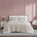 Betsey Johnson - King Comforter Set, Reversible & Buttery-Soft Faux Fur Bedding w/Matching Pillowcases, Medium Weight for Year Round Use, 3 Piece Bed Sets (Betsey's Leopard Beige)