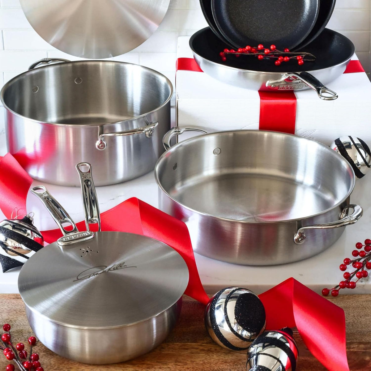 Thomas Keller Insignia by Hestan - Stainless Steel 6 Quart Rondeau, Induction Cooktop Compatible