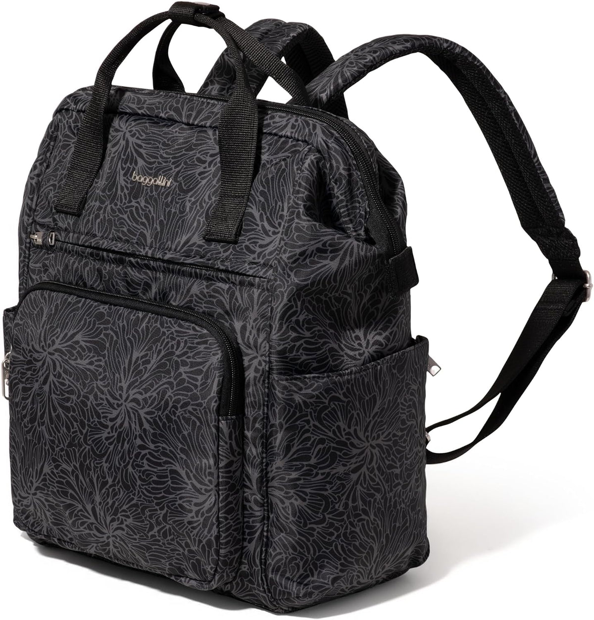 Baggallini Securtex Anti-Theft Windsor Backpack for Travel, Work & College, RFID & Locking Zipper, Up to 16' Laptop