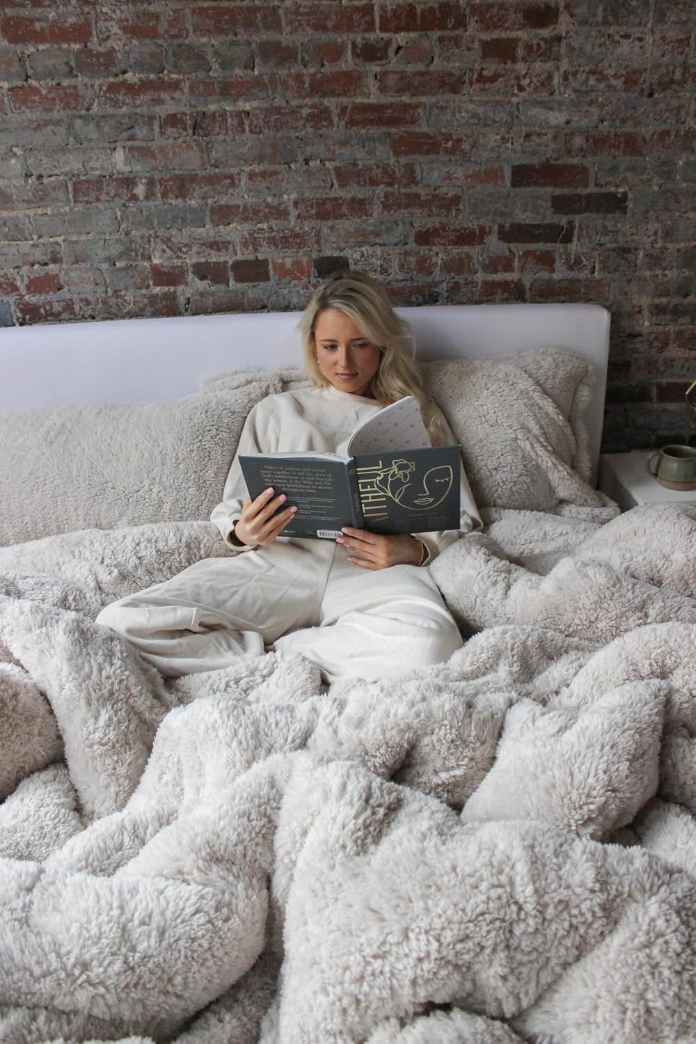 Byourbed Coma Inducer® Oversized Full Comforter - The Original Plush - White Sand