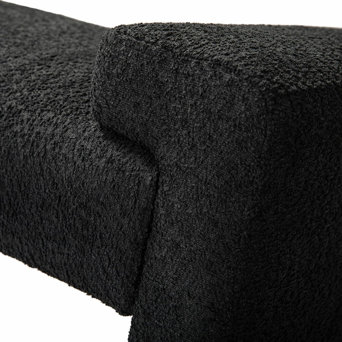 Generic Upholstered Bench Black