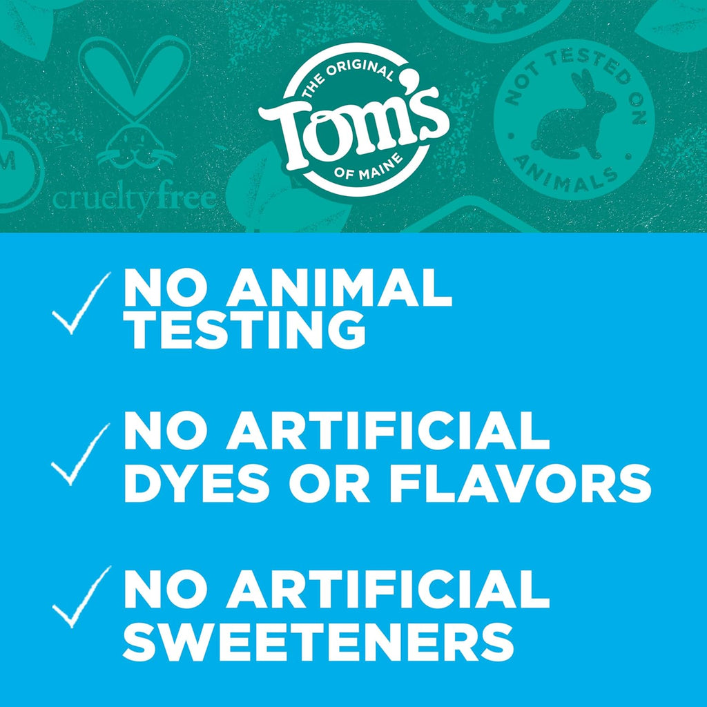Tom's of Maine Fluoride-Free Rapid Relief Sensitive Toothpaste,Fresh Mint,4 oz. (Packaging May Vary), (Pack of 24)
