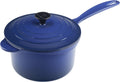 Le Creuset 2-3/4-Quart Precision Pour Iron Handle Saucepan, Cobalt