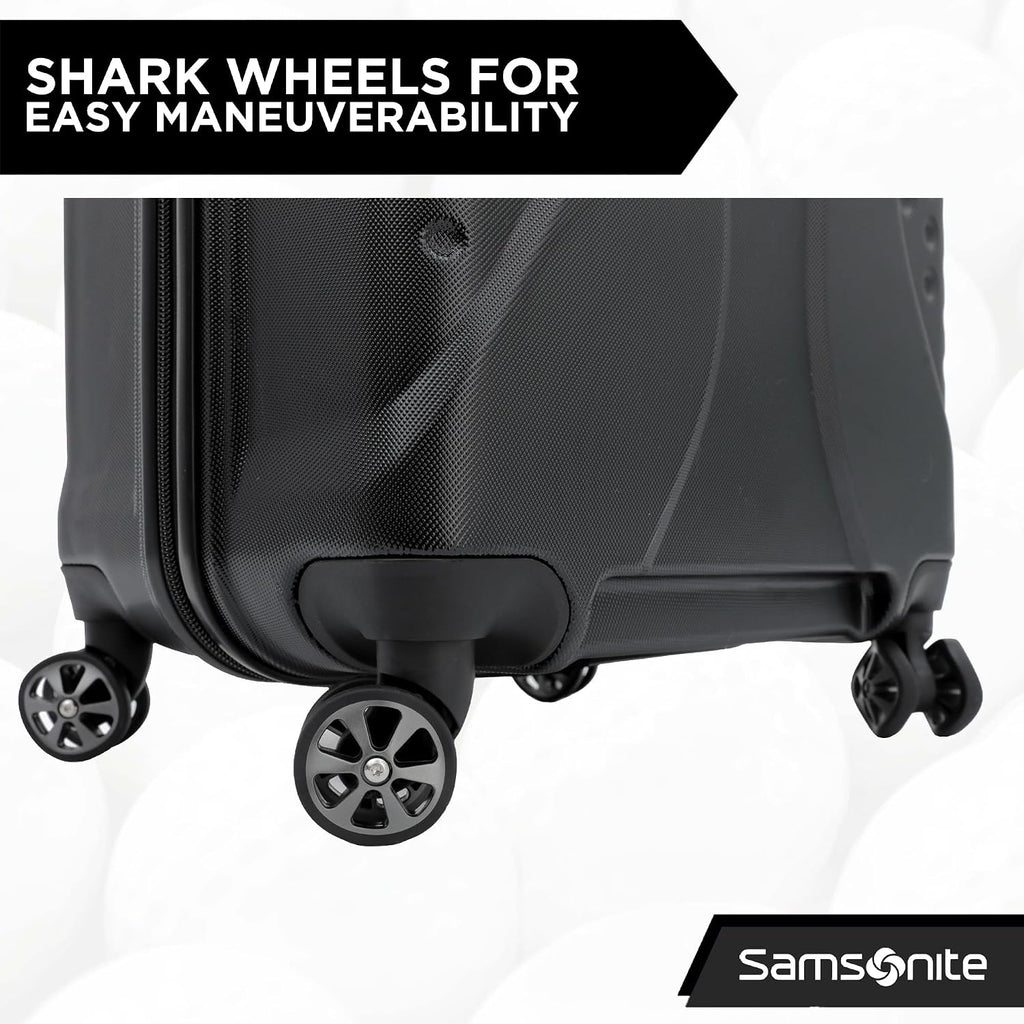 Samsonite Tour Pro Golf Travel Bags for Airlines, Hard Shell Golf Travel Case with Durable ABS, 360° Multi-Directional Shark Wheels, Lightweight Golf Club Travel Bag