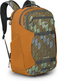 Osprey Proxima 30L Campus Laptop Backpack - Organized Everyday Pack with Tech Storage, Bottle Pockets, and Comfortable Carry - Perfect for College, Commute, and Travel, Kazuma Print/Toffee Orange