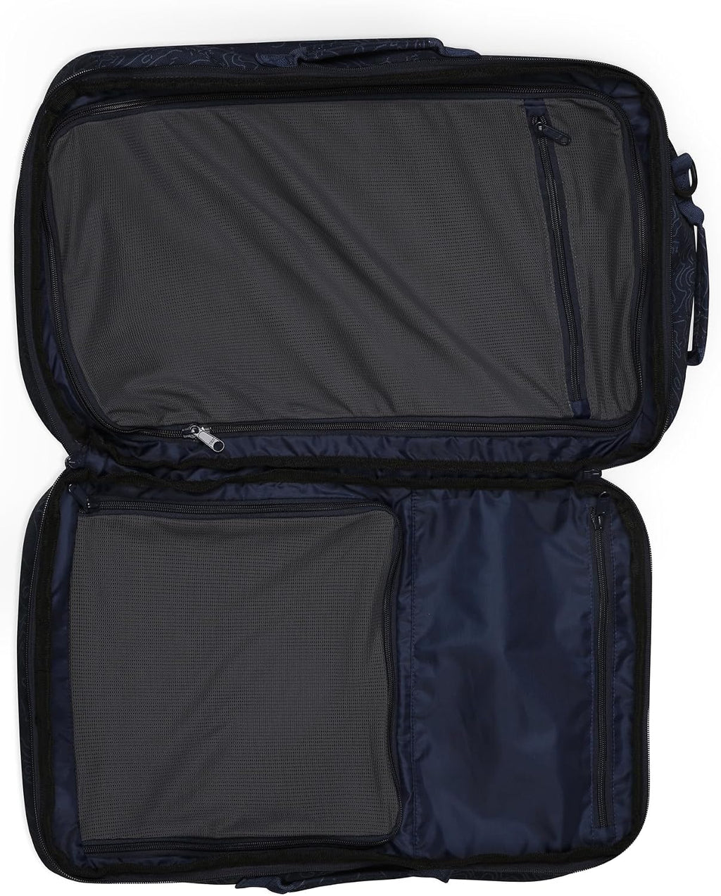 KAVU Hauler Hills Travel Backpack-Navy Topo