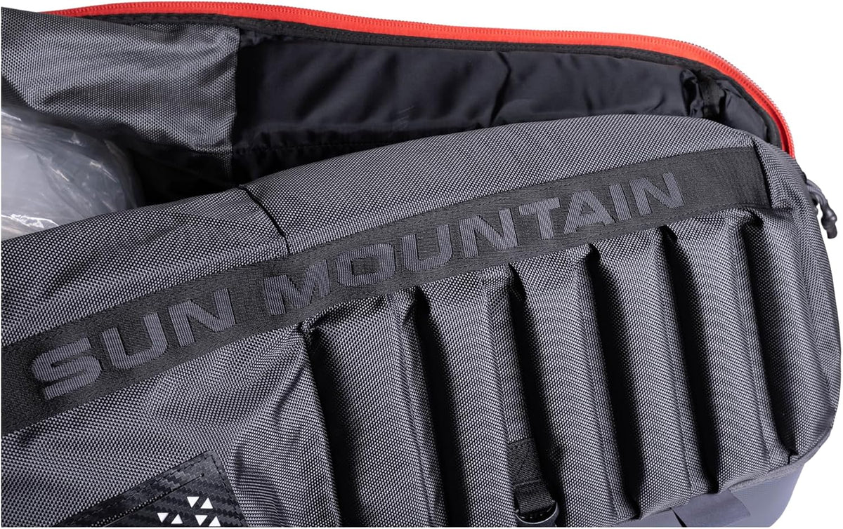 Sun Mountain Kube Golf Travel Bag, 2-Wheel Rolling System-Compact Storage Case