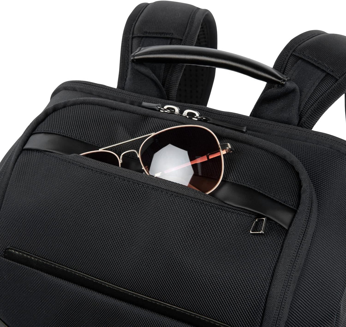 Travelpro Crew Executive Choice 3 Slim Backpack fits up to 15.6 Laptops and Tablets, Men and Women, Water-Resistant, Jet Black