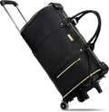 Luhxe Travel Convertible Carry On Garment Roller Bag 2.0 with Shoe Pouch & Detachable Shoulder Strap – Improved Zipper and reinforced straps - Charcoal