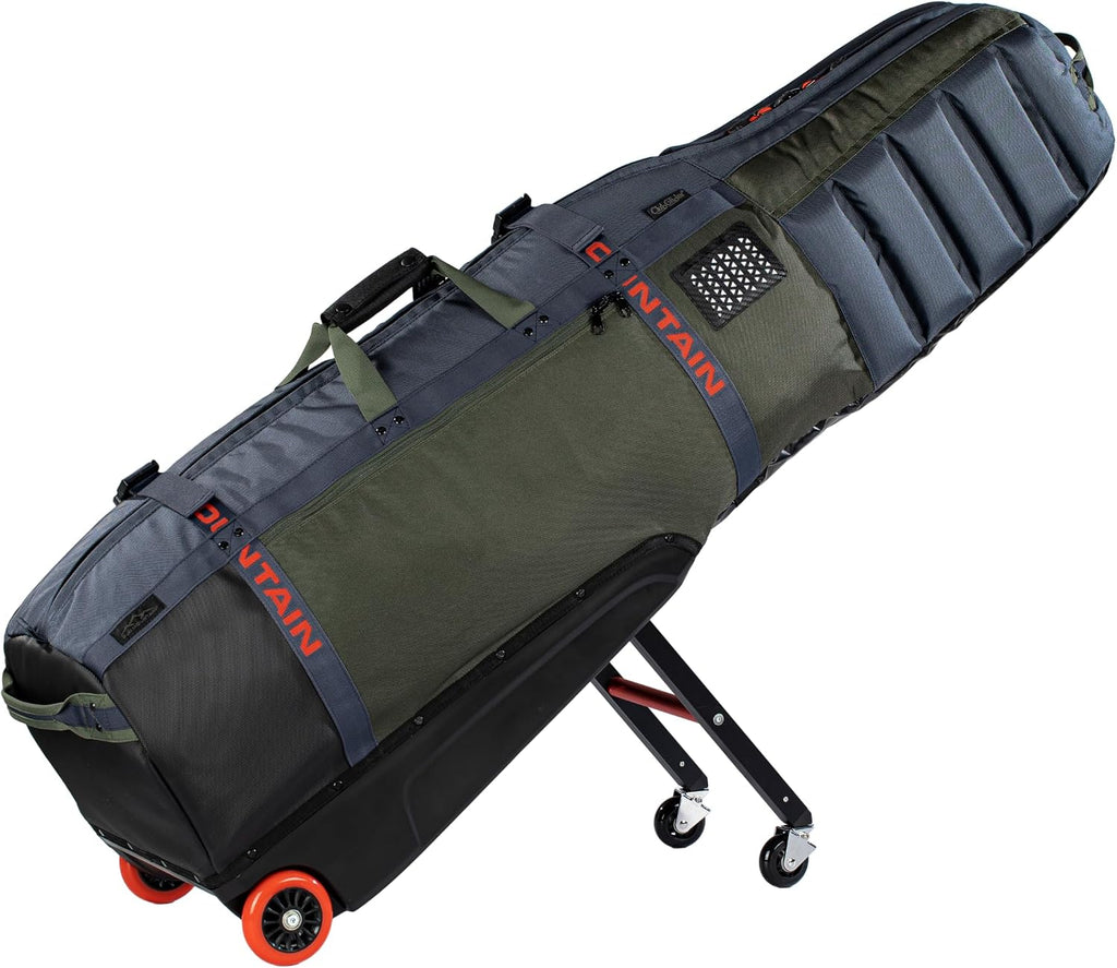 Sun Mountain ClubGlider Meridian Golf Travel Bag, 4-Wheel Rolling Retractable-Leg System, Effortless Travel