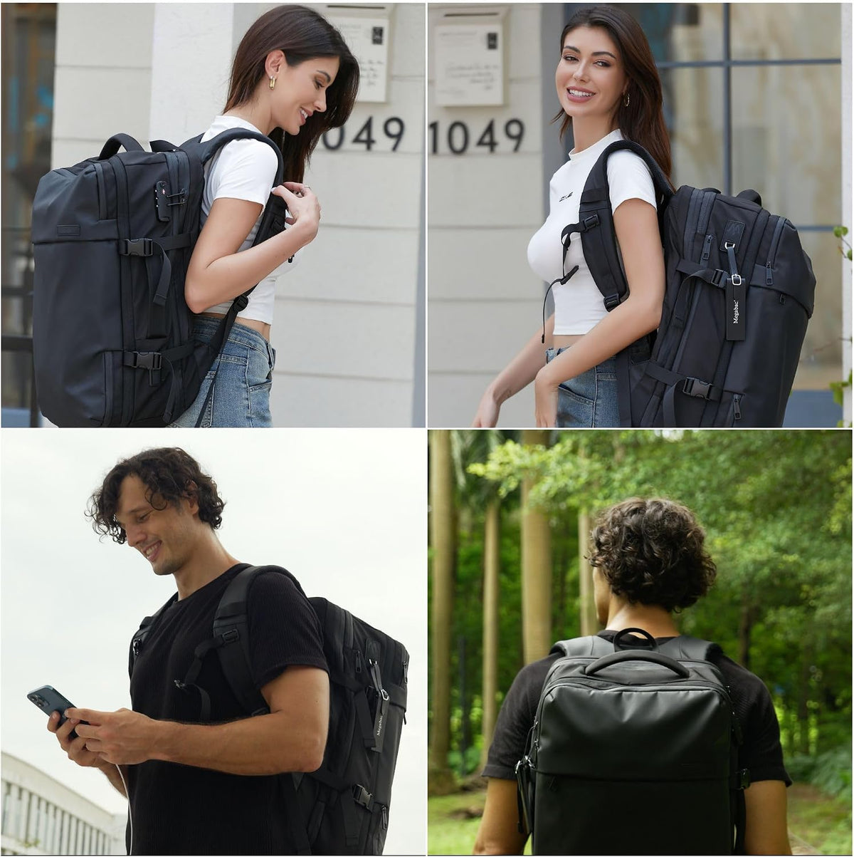 Vacuum Travel Backpack, 70L Expandable Air Vacuum Backpack for Travel, Vacpack Travel Vacuum Bags with Pump, TSA Lock, USB Charging Port, Waterproof