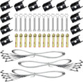 LEIFIDE Mobile Home Parts Set of 12 Dry Concrete Anchors Tie Down Straps and Bolts for Wind Resistance, Stability