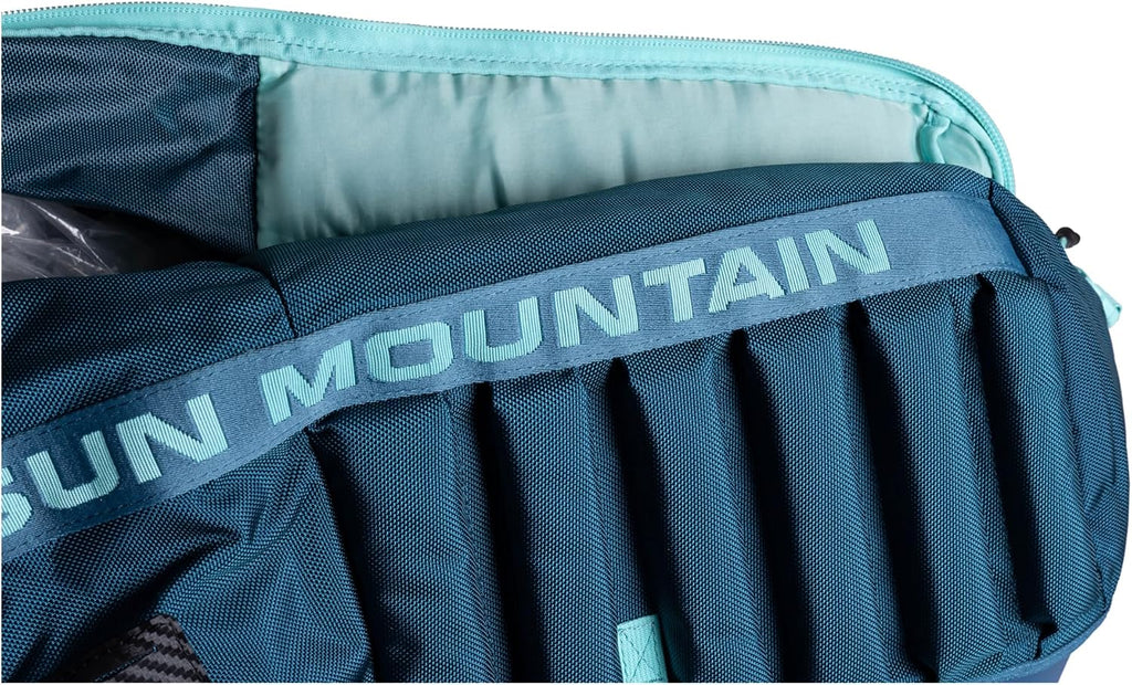 Sun Mountain Kube Golf Travel Bag, 2-Wheel Rolling System-Compact Storage Case