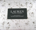 Lauren Ralph Lauren 4 pc Full Printed Sheet Set 100% Crisp Cooling Cotton (Grey Tan Dylan Floral)