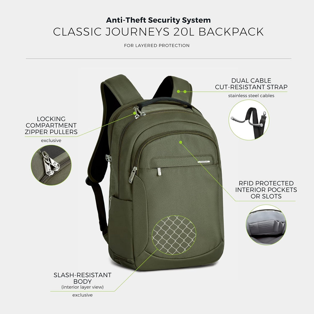 Travelon Anti-Theft Classic Large Backpack