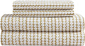 Marimekko - Queen Sheets, Organic Cotton Bedding Set, Luxuriously Soft & Smooth Home Decor, GOTS Certified (Pikku Rasymatto Beige, Queen)