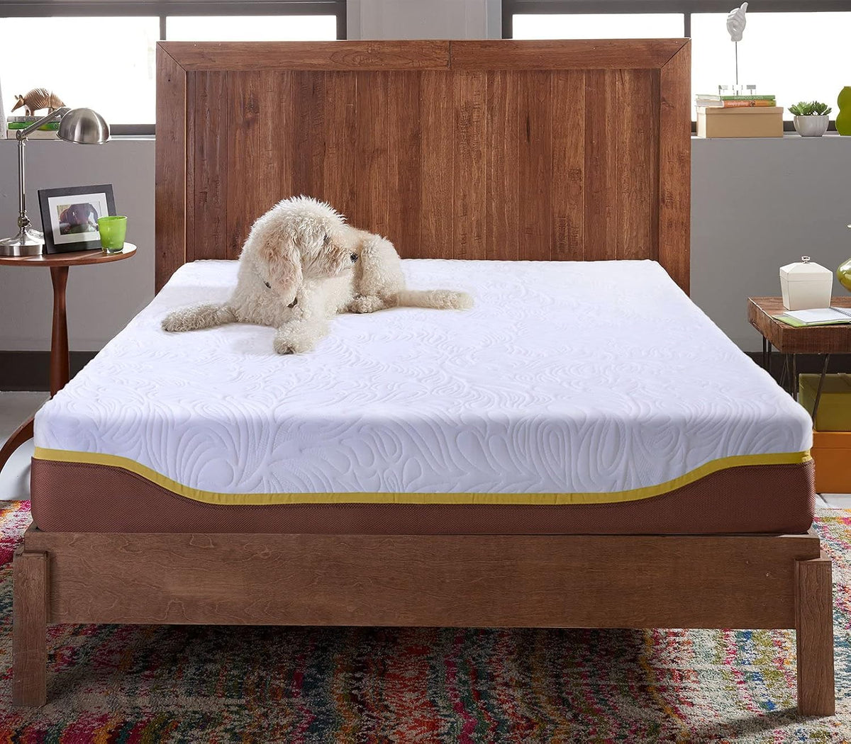 Live and Sleep Elite - RV Short Queen Memory Foam Mattress - Cooling Bed in a Box - Firm Support, CertiPUR Certified - Trailer/Camper/Trailer, Motorhome, RV Short Queen Size