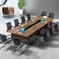 4 Pack Folding Conference Table Conference Room Table Meeting Table,Flip Top Mobile Meeting Training Table with Modesty Locking Casters for Office,Meeting Room Multifunctiona Modular table (C, 47in)