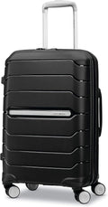 Samsonite Freeform Hardside Carry-On Luggage with Spinner Wheels - Hardshell Suitcase - TSA, Airline-Approved - Expandable Hard Shell, Smooth Rolling Wheels for Lightweight Travel – Black