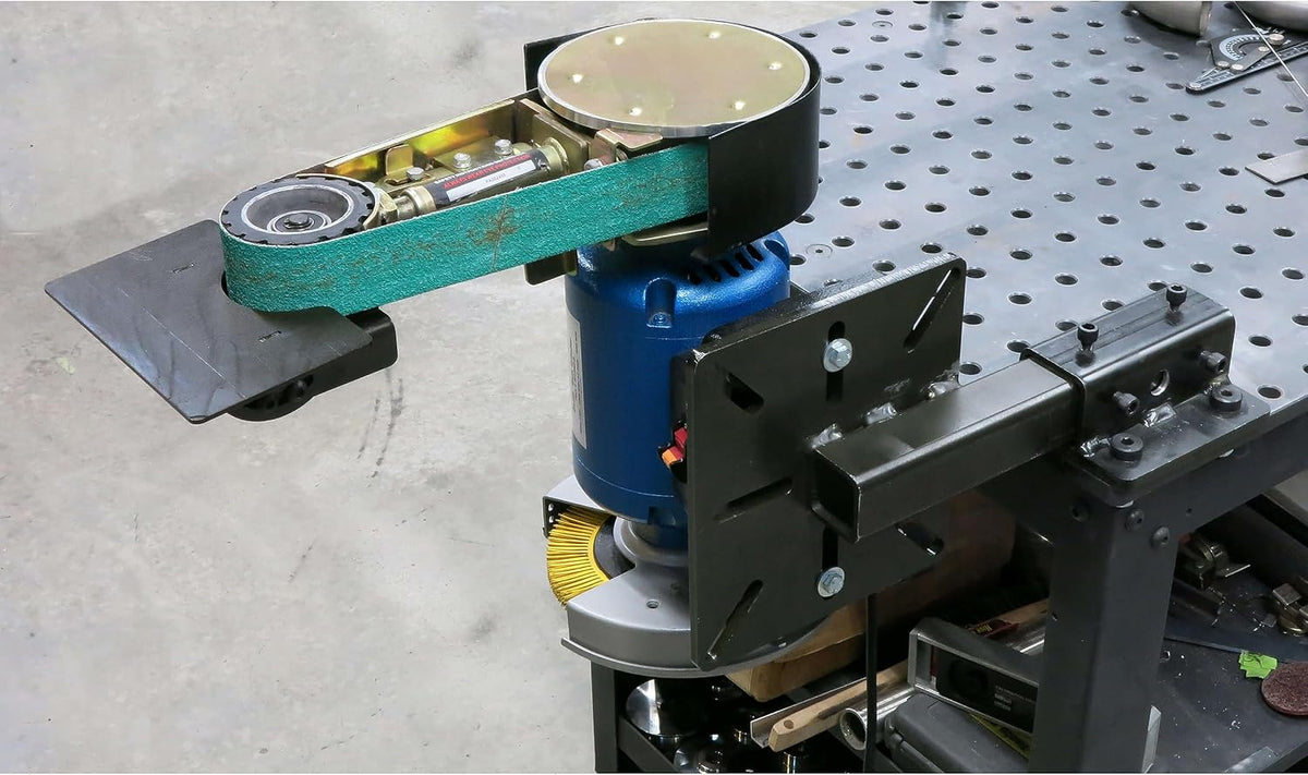 Trick-Tools Versa-Mount Vise and Grinder Table Mount, Workbench Receiver Hitch Style Tool Stand, Made in The USA