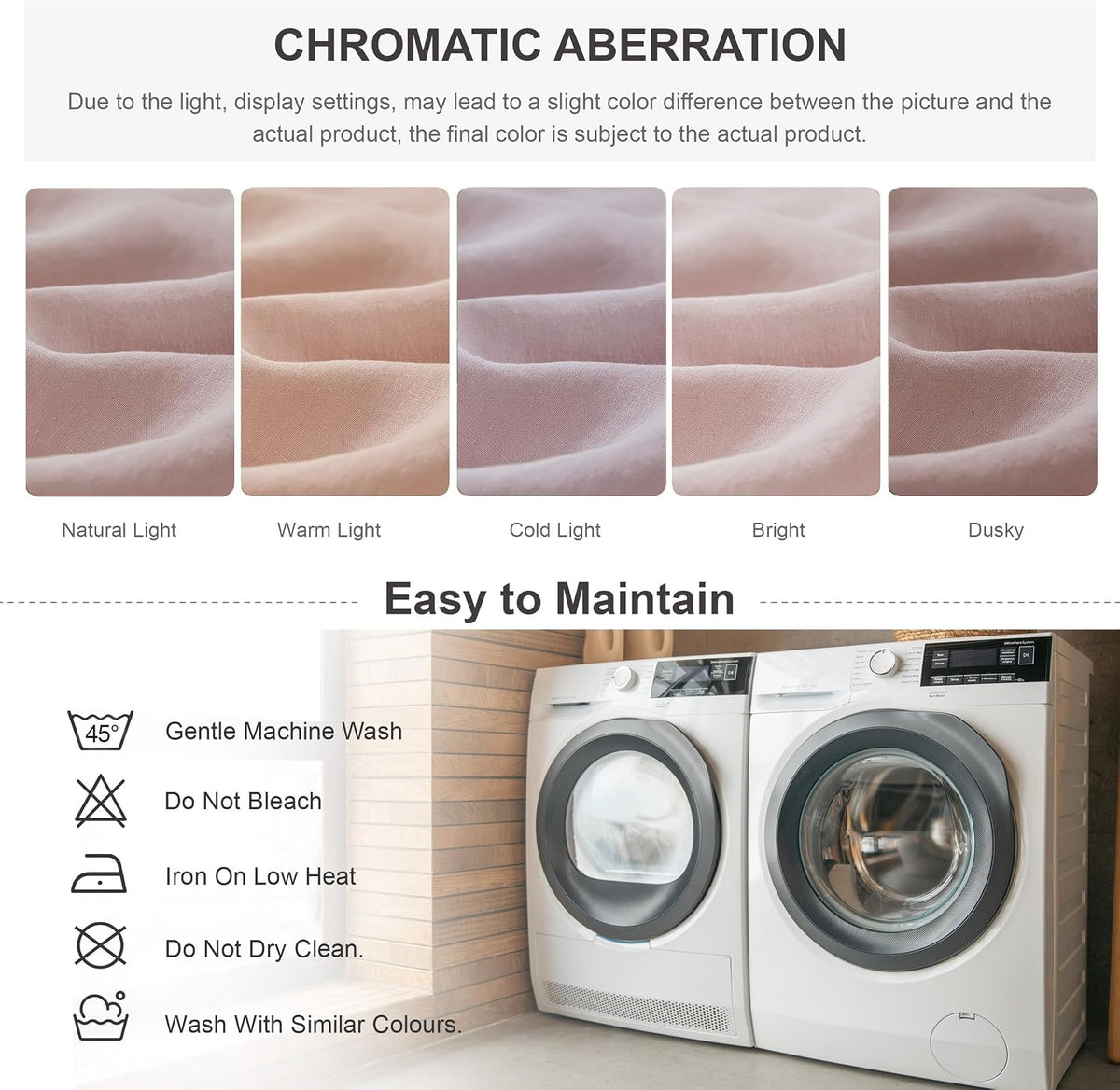 Simple&Opulence 100% Linen Duvet Cover Set, Natural French Flax Blush Pink Duvet Cover Twin Size, Breathable Soft Comfy Linen Bedding Comforter Cover with 1 Pillowcase(Blush Pink, 68'x86')