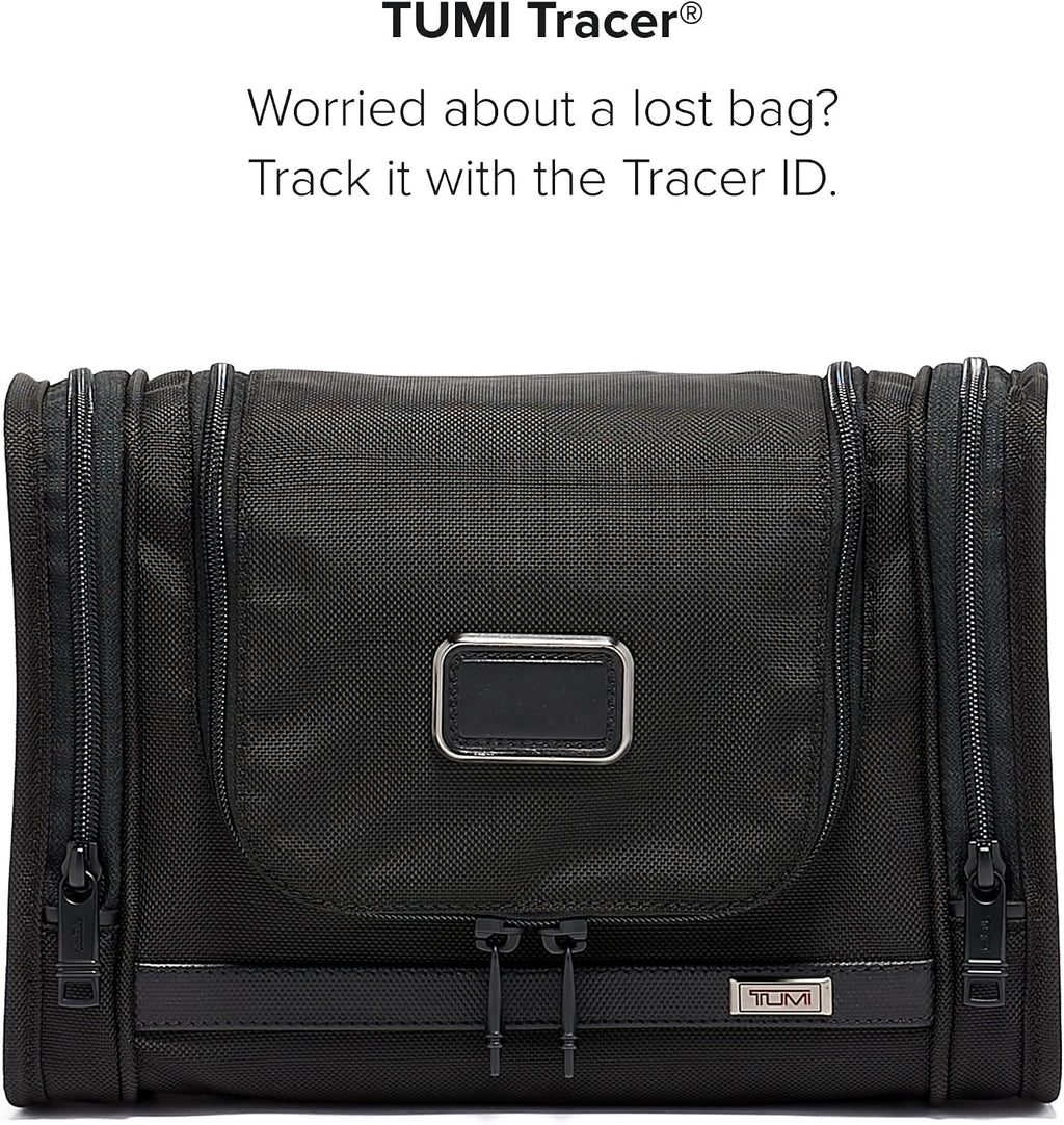TUMI - Alpha Hanging Travel Kit - Toiletries and Cosmetics Organizer - Travel Essentials Bag with Hooks & Pockets - Black