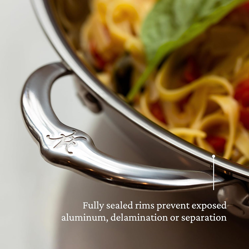 Hestan - NanoBond Collection - Stainless Steel Chef's Pan, Induction Cooktop Compatible, 14-Inch
