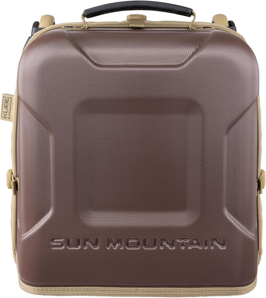 Sun Mountain Kube Golf Travel Bag, 2-Wheel Rolling System-Compact Storage Case
