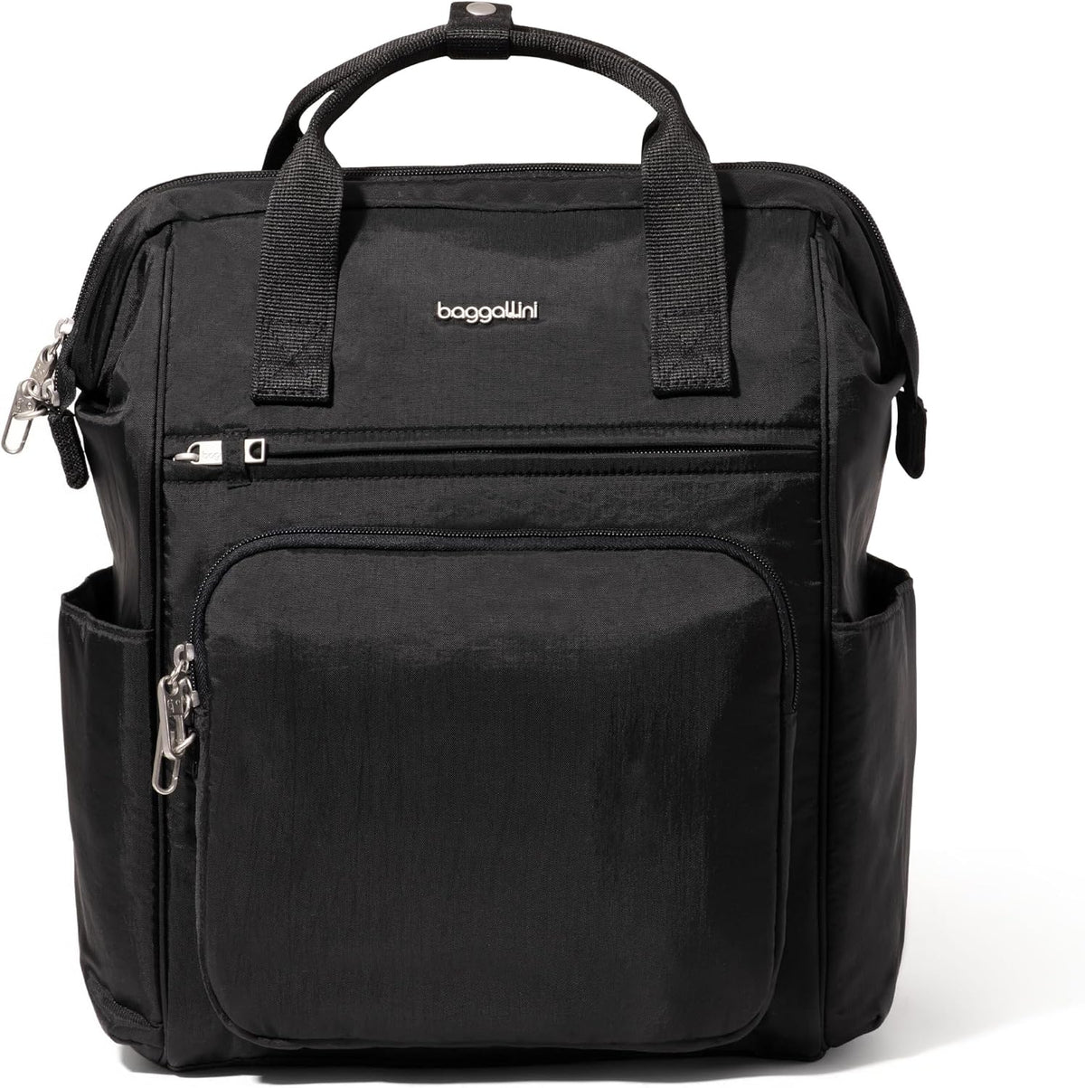 Baggallini Securtex Anti-Theft Windsor Backpack for Travel, Work & College, RFID & Locking Zipper, Up to 16' Laptop