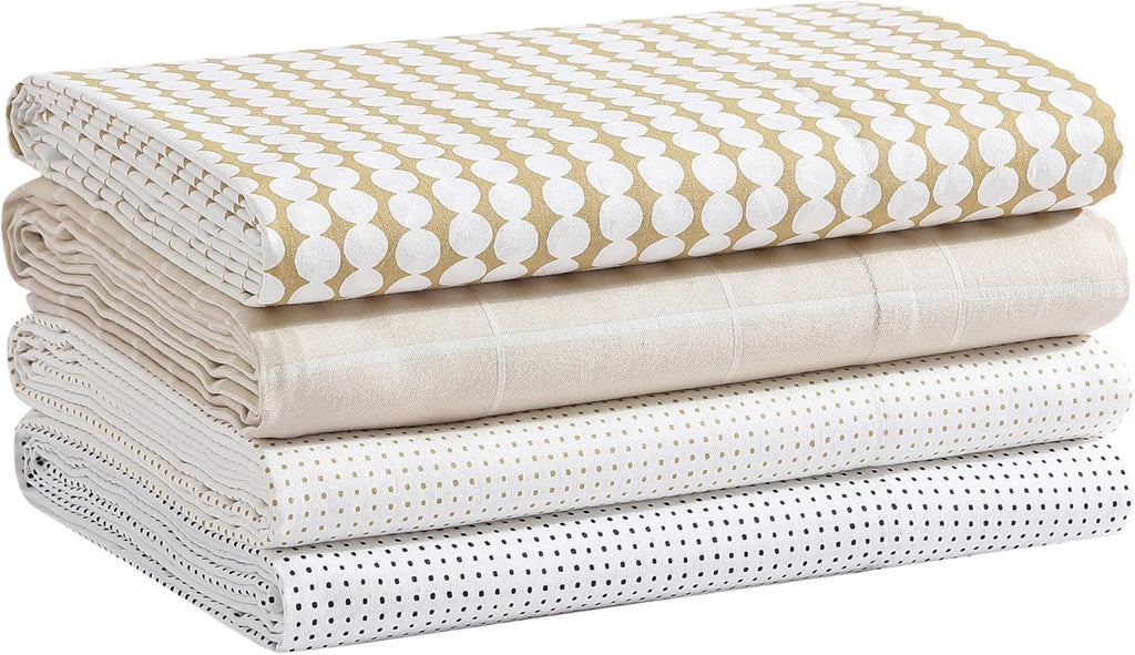 Marimekko - King Sheets, Organic Cotton Bedding Set, Luxuriously Soft & Smooth Home Decor, GOTS Certified (Pikku Rasymatto Beige, King)