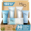 H2O Therapy Hotel Soaps & Toiletries Bulk Set | 1-Shoppe Amenities Kit | 0.85oz Shampoo & Conditioner, Body Wash, Lotion, 1oz Bar Soap | Travel Size | 150 Pieces | Bulk Set