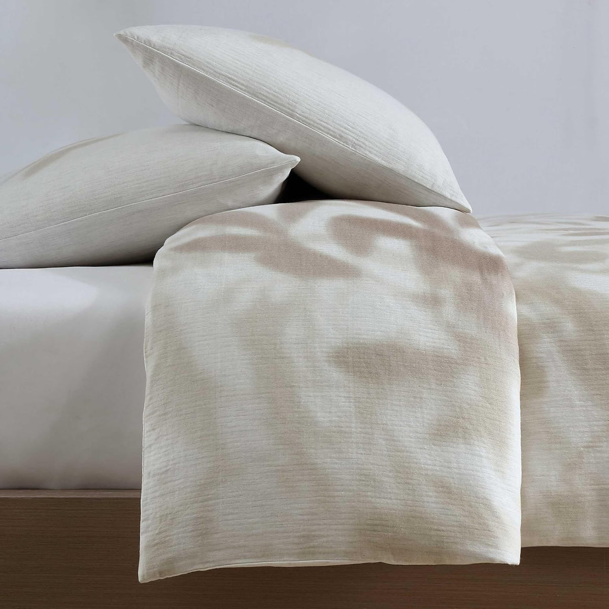 Calvin Klein - King Comforter Set, Floral Inspired Soft Bedding with Matching Shams, Oeko-Tex Certified (Shadow Branches Beige, King)
