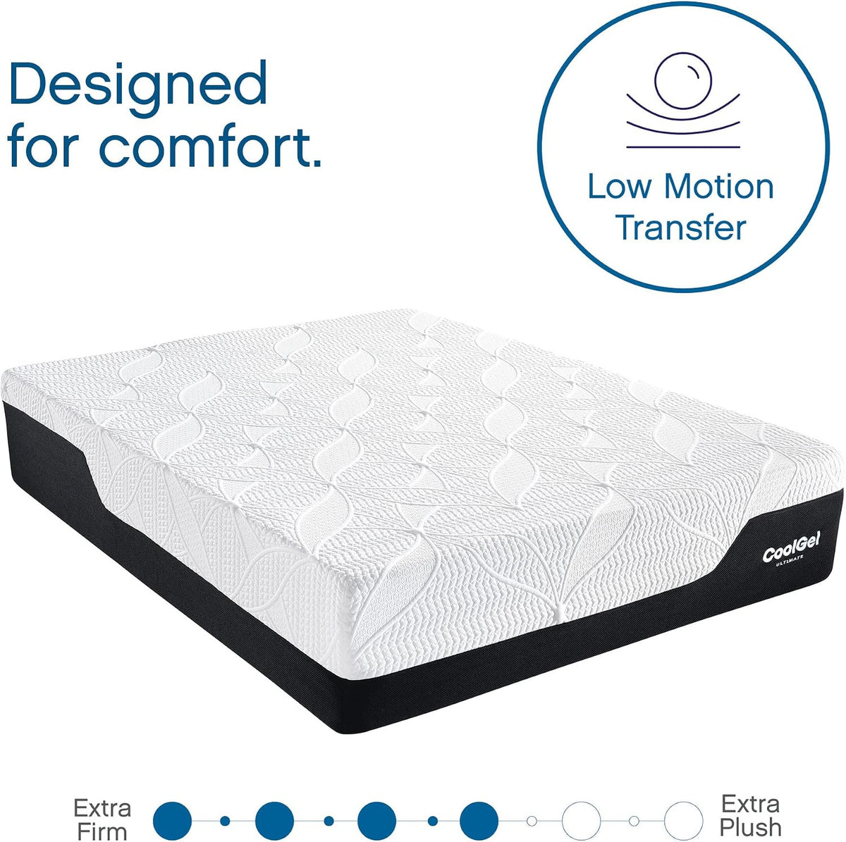 COOL GEL Chill Memory Foam 14-Inch Mattress with Pillow, CertiPUR-US Certified, Mattress in a Box, Twin, White