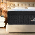Twin XL Mattress, 14' XL Twin Size Mattress Hybrid with Premium Gel Memory Foam and Edge Support 7-Zone Pocket Springs, Motion Isolation & Pressure Relief, Medium Firm Comfort in a Box