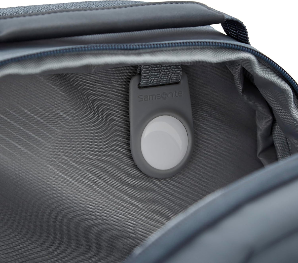 Samsonite Elevation Plus Backpack - Recyclex® RPET Body Fabric With Quick-Access Stash Pocket - Expands 1.5inches - AirTag™ Holder - Laptop Pouch - Midnight Blue