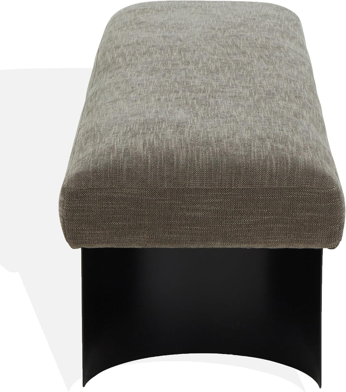 SAFAVIEH Couture Collection Raelee Modern Contemporary Brown/Black Metal Legs Bench