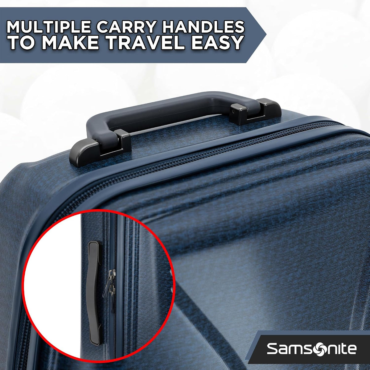 Samsonite Tour Pro Golf Travel Bags for Airlines, Hard Shell Golf Travel Case with Durable ABS, 360° Multi-Directional Shark Wheels, Lightweight Golf Club Travel Bag