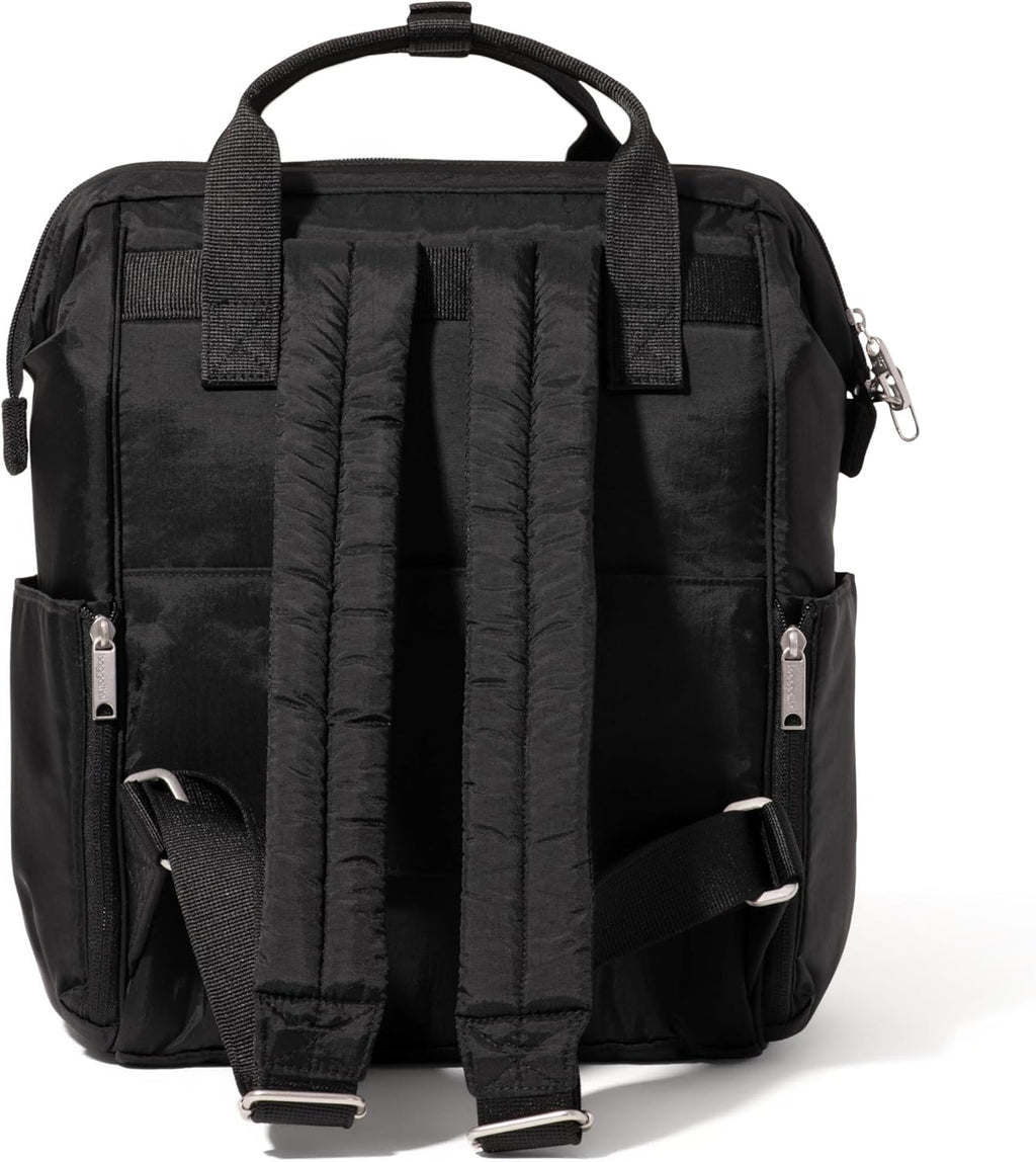 Baggallini Securtex Anti-Theft Windsor Backpack for Travel, Work & College, RFID & Locking Zipper, Up to 16' Laptop