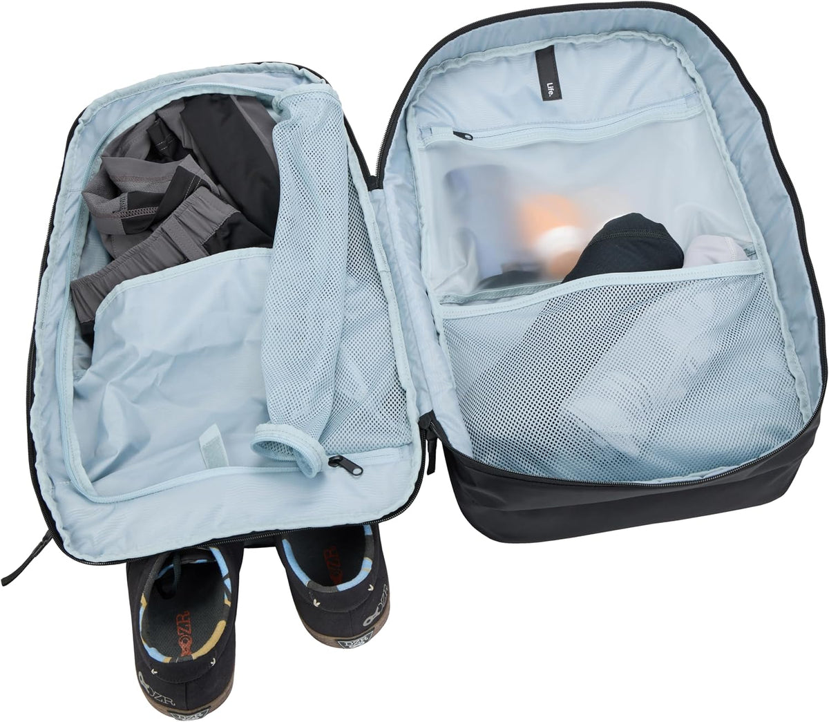 Thule EnRoute Backpack 30L, Elevated 17' Laptop Pocket, 11' Tablet Sleeve, Separate Accessories Compartment, TPU Zippered Pocket for Wet/Dirty Items