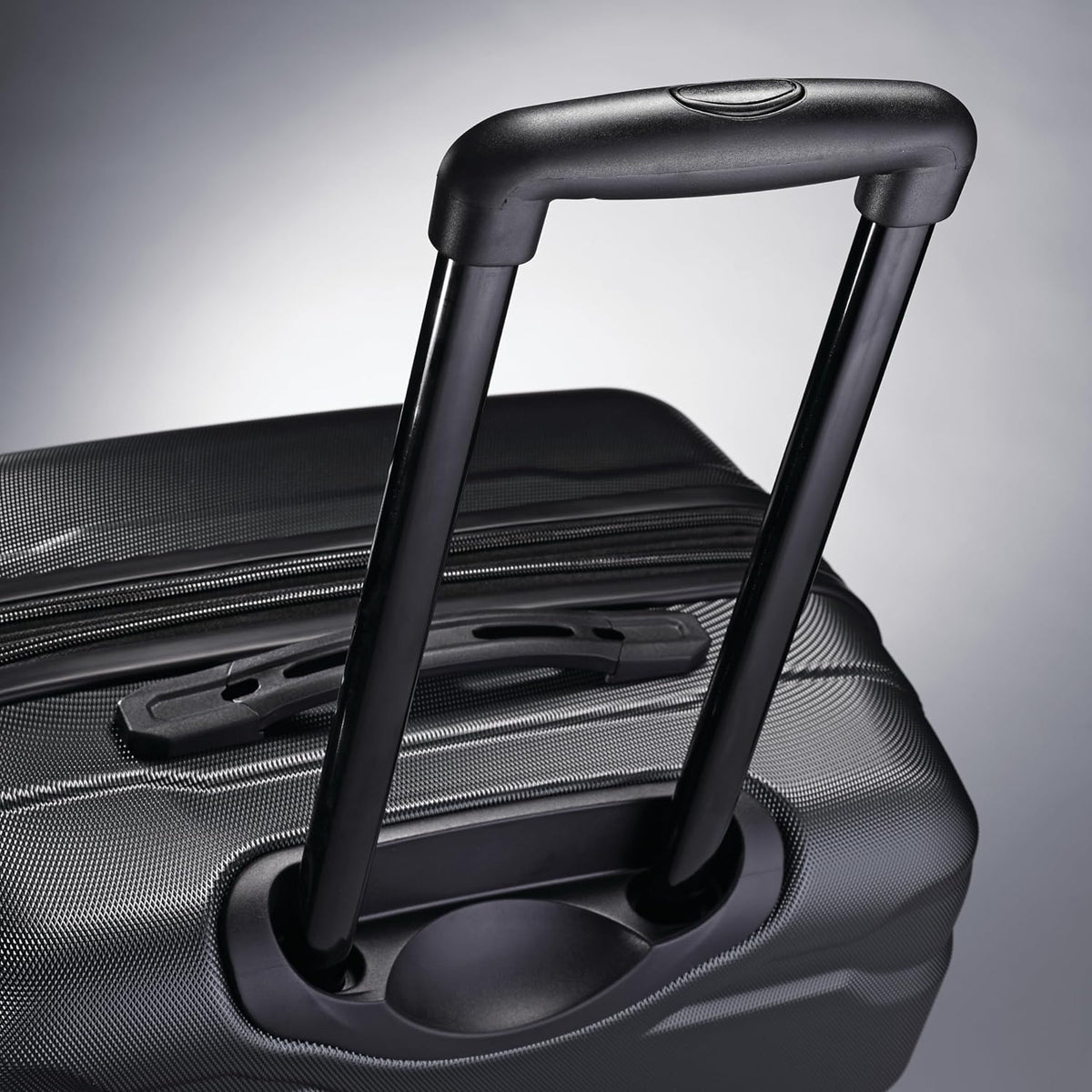 Samsonite Omni PC Hardside Expandable Luggage with Spinner Wheels, Black, 2-Piece Set (20/28)