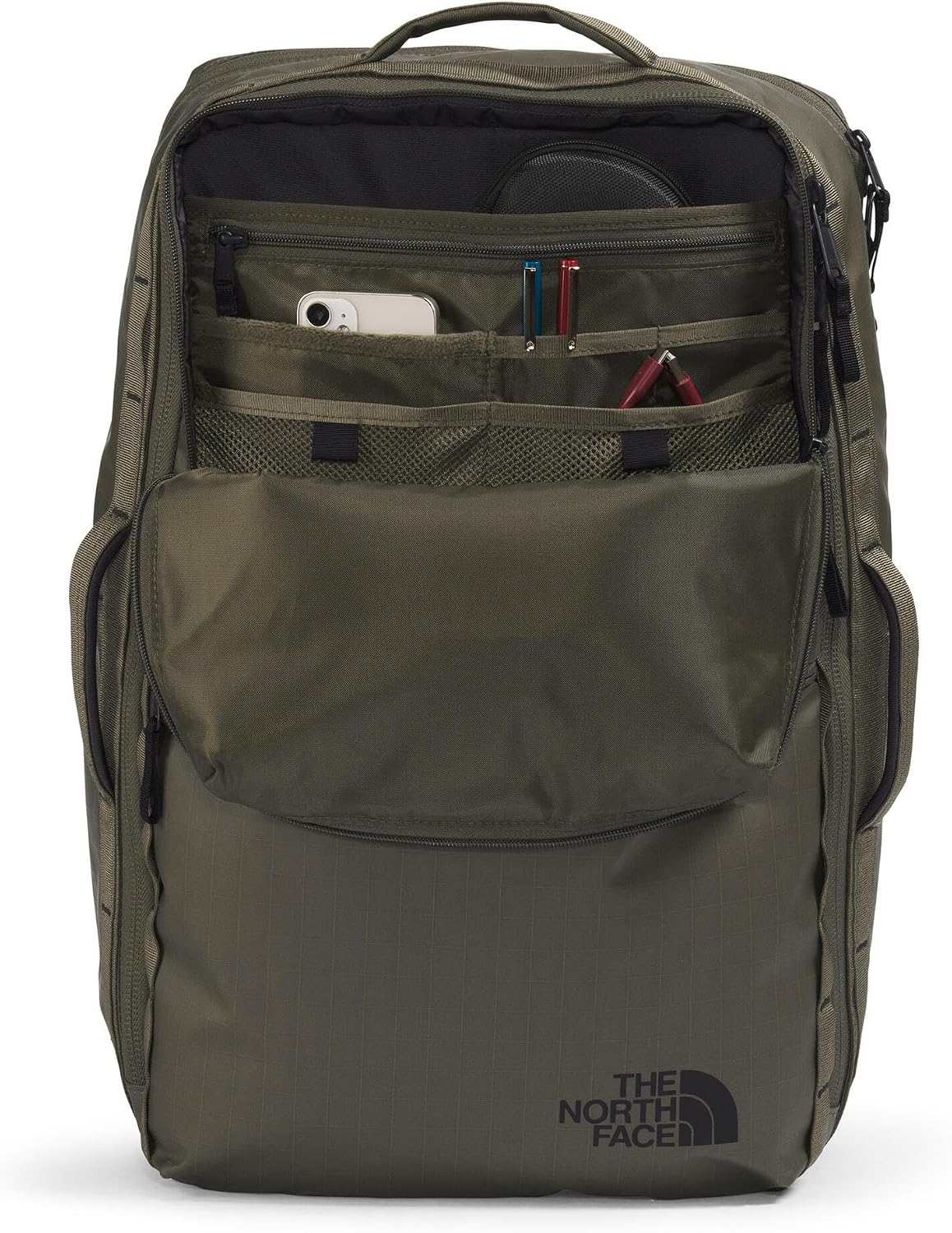 THE NORTH FACE Base Camp Voyager Travel Pack, New Taupe Green/TNF Black-NPF, One Size