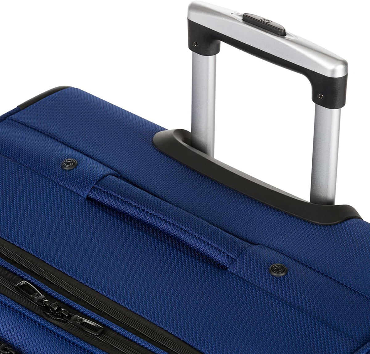 SWISSGEAR Sion Softside Expandable Spinner Luggage Durable Lightweight Travel Suitcase, Blue, Checked-Large