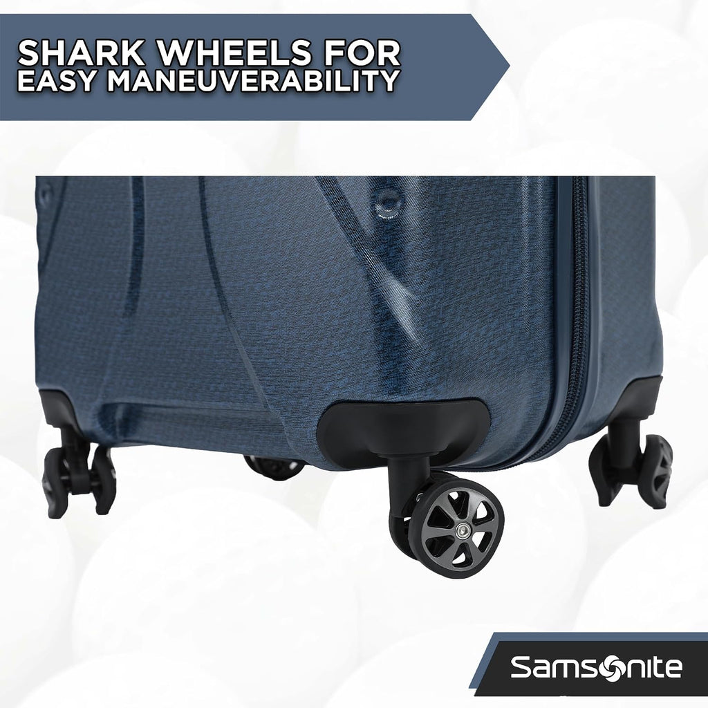 Samsonite Tour Pro Golf Travel Bags for Airlines, Hard Shell Golf Travel Case with Durable ABS, 360° Multi-Directional Shark Wheels, Lightweight Golf Club Travel Bag