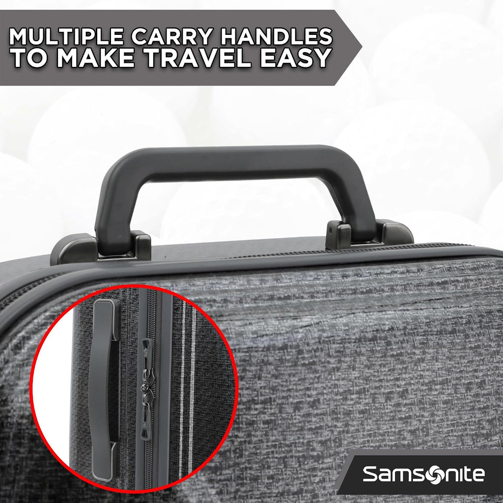 Samsonite Tour Pro Golf Travel Bags for Airlines, Hard Shell Golf Travel Case with Durable ABS, 360° Multi-Directional Shark Wheels, Lightweight Golf Club Travel Bag
